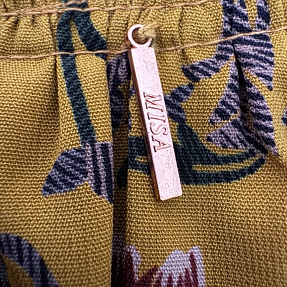 MISA Los Angeles “Violet” Mini Dress in Marigold Multi Floral Long Sleeve - Picture 8 of 16